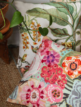 'Bloom your way' Kantha Hand-Embroidery Cushion Cover