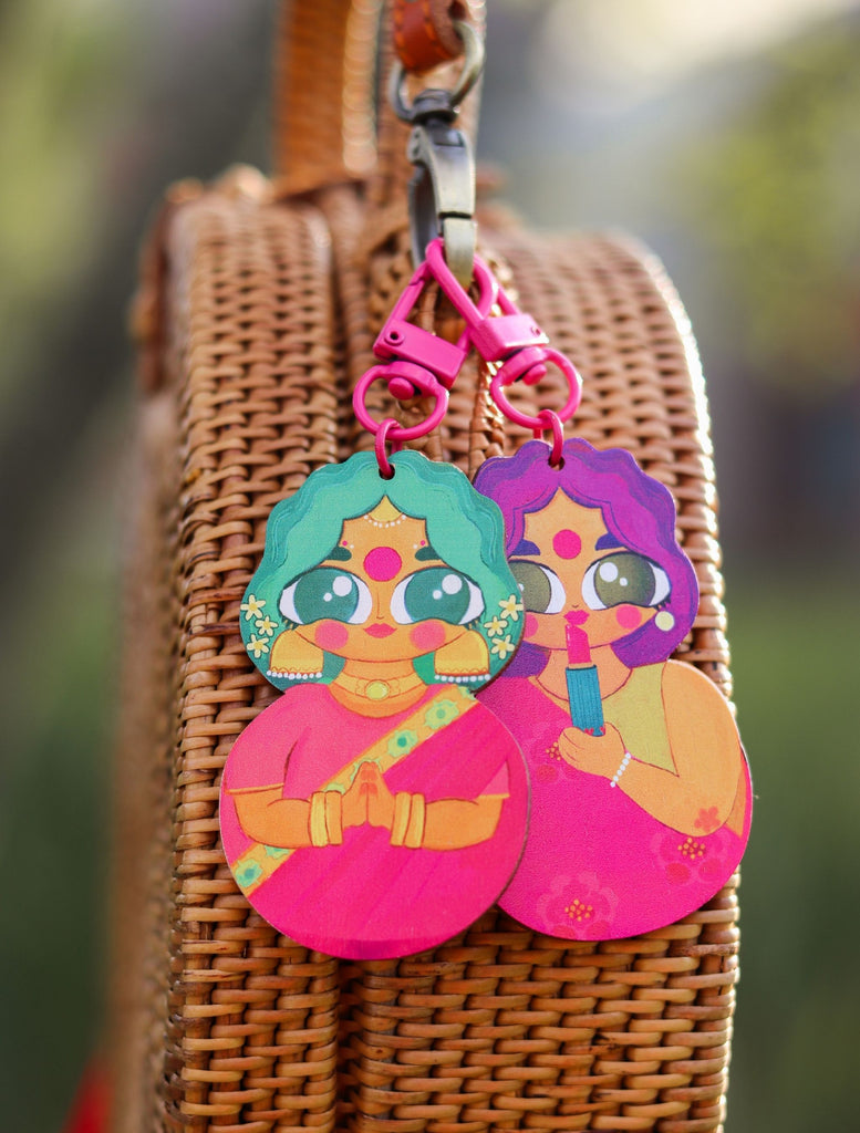 GRWM Bommai Multipurpose Keychain Charm Masala Chai