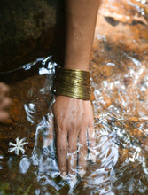 'Mira' Multi-layered Hand Cuff (Golden)