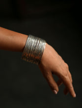 'Mira' Multi-layered Hand Cuff (Silver)