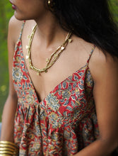 'Noor' Tribal Brass Layered Necklace