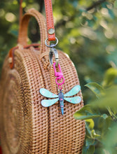'Turquoise' Dragonfly Illustrated Multi-purpose Charm Keychain