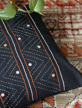 Shakti Hand-Embroidered Mirror-work Cushion Cover