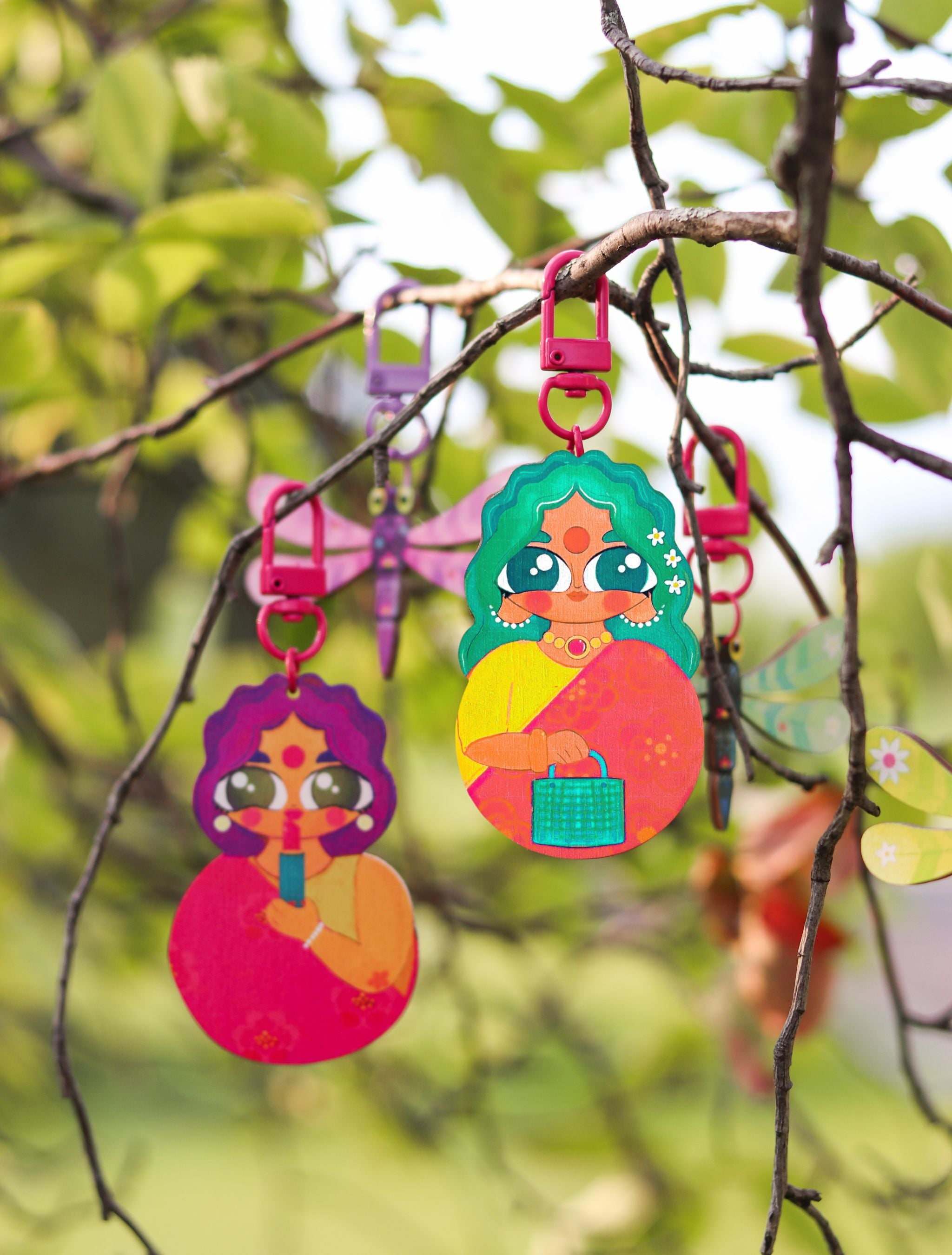 Bagwati Bommai Multipurpose Keychain Charm Keychain Masala Chai