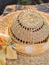 Kauna Grass Boho Beach Hat (with Scarf)