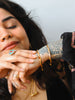 Devi | देवी  Minimal Gold-Plated Boho Cuff (Brass)