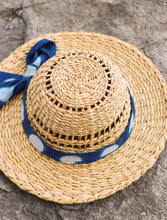 Kauna Grass Boho Beach Hat (with Scarf)