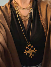 Miraya Layered Tribal Necklace (Brass)
