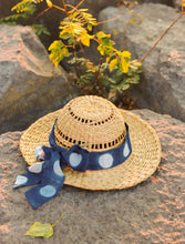 Kauna Grass Boho Beach Hat (with Scarf)