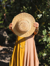 Kauna Grass Boho Beach Hat (with Scarf)