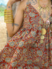 'Madhavi' Limited Edition Hand-blockprinted Kalamkari Strap Top
