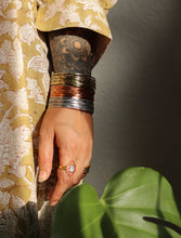 Mira Multi-hued Layered Cuff (Brass)