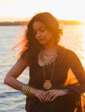 Miraya Layered Tribal Necklace (Brass)