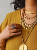 Miraya Layered Tribal Necklace (Brass)