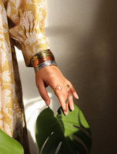 Mira Multi-hued Layered Cuff (Brass)