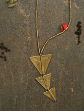 'Moroccan Dreams' Tribal Brass Long Necklace