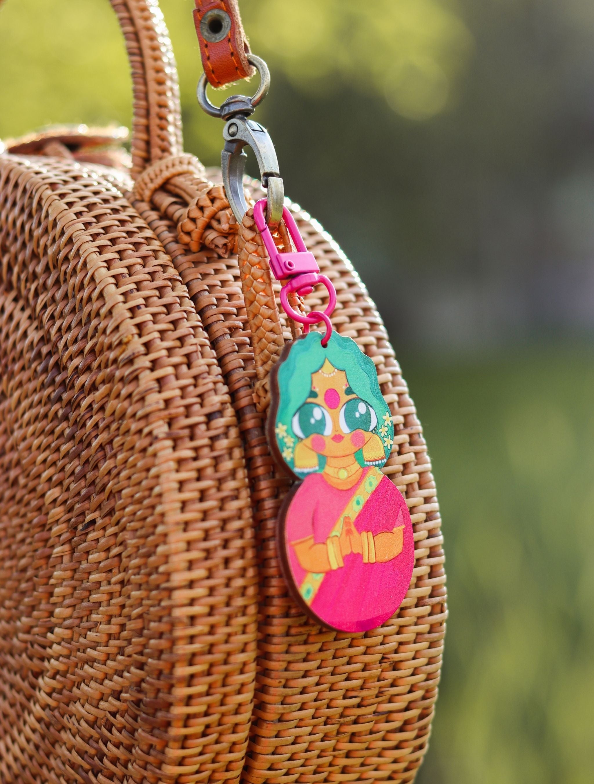 Namaste Bommai Multipurpose Keychain Charm Masala Chai