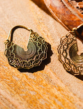 Cosmic Tribal Hoops (Brass)