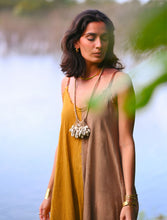 'Rooh' Jute & Cowrie Shells Boho Necklace