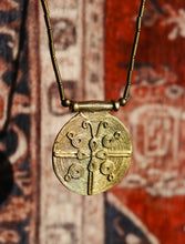 Solstice Double-Sided Tribal Necklace (Brass)