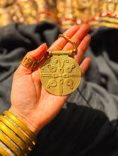 Solstice Double-Sided Tribal Necklace (Brass)