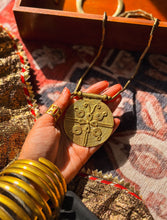 Solstice Double-Sided Tribal Necklace (Brass)
