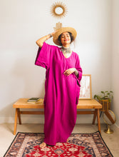Zubeida Boho Handloom Cotton Kaftan Dress