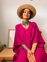 Zubeida Boho Handloom Cotton Kaftan Dress