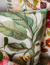 'A Secret Garden' Kantha Hand-Embroidery Cushion Cover