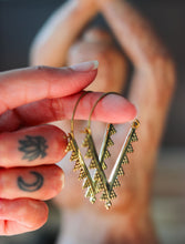 Astra Warrior-spirit Tribal Earrings (Brass)
