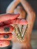 Astra Warrior-spirit Tribal Earrings (Brass)