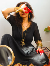 Rumeira Tribal Spikes Necklace (Brass)