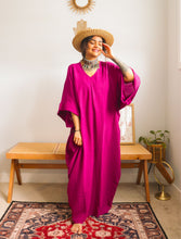 Zubeida Boho Handloom Cotton Kaftan Dress