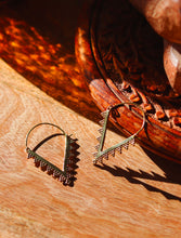 Astra Warrior-spirit Tribal Earrings (Brass)