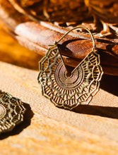 Cosmic Tribal Hoops (Brass)