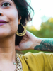 Naksh Hoop Earrings (Brass)