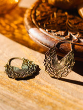 Cosmic Tribal Hoops (Brass)