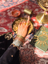 Mira Multi-hued Layered Cuff (Brass)