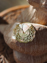 Cosmic Tribal Hoops (Brass)