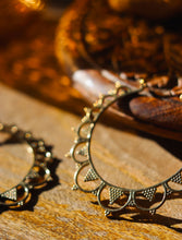 Maya Hoop Earrings (Brass Big)