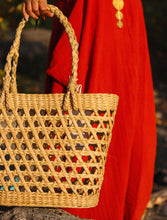 Kauna Boho Basket Bag