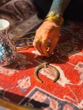 Moksha Tribal Brass Necklace (Long)