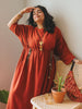 'Samah' Boho Dress in Brick